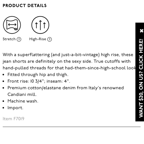 Madewell High Rise Denim Cutoff Shorts in Glenoaks Wash Size 26 - Picture 4 of 11